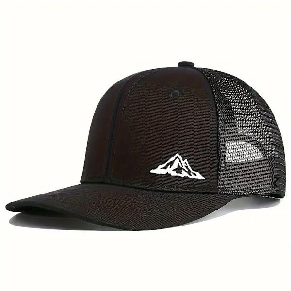 Säädettävä verkkokangas, hengittävä unisex-snapback-lippis, valmiiksi taivutettu vuoriprintti, tyylikäs baseball-hattu, sopii ulkoiluun