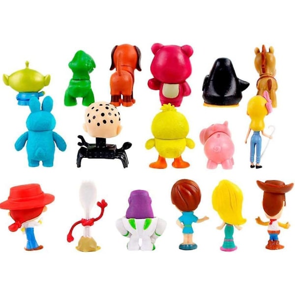 17 kpl Toy Story Figuurit Mini Figuurit Set, Sarjakuvahahmoja Keräilymalli Patsas Nuket Pöytäkoristeet lapsille