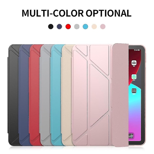 For Ipad Air (2020) 10.9 Multi-folding Pu Leather Case