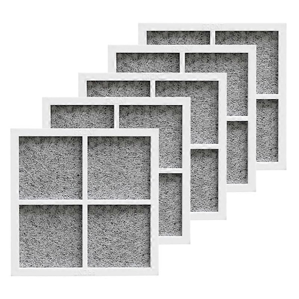 5 Pakker Kjøleskapsluftfilter for LG LT120F, Erstatningsluftfilter