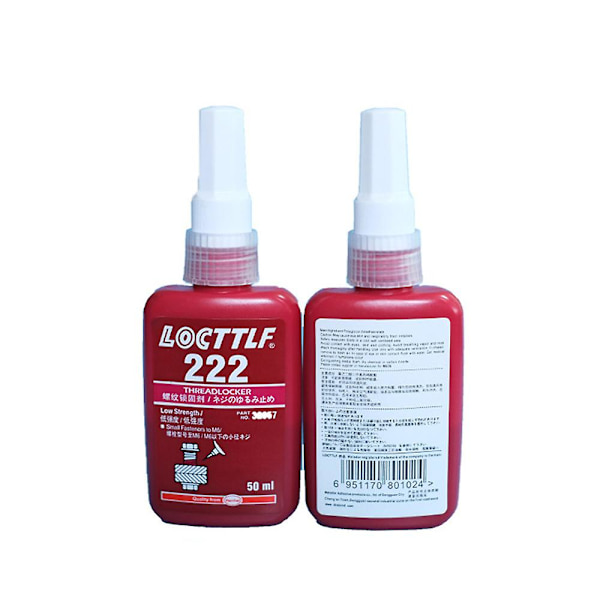 Loctite 243/242/263/271/222 Trådsikring Blå Bolt Stud Fast Fix Skrue Lim 50ML
