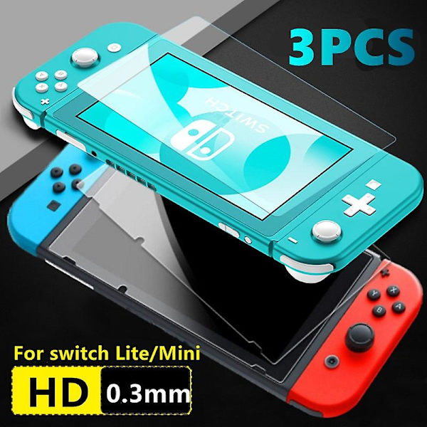 1/2/3 st Glass skärmskydd 9h hårdhet glas för Nintendos Switch Lite 0,3 mm ultratunt härdat glas för Switch-konsol