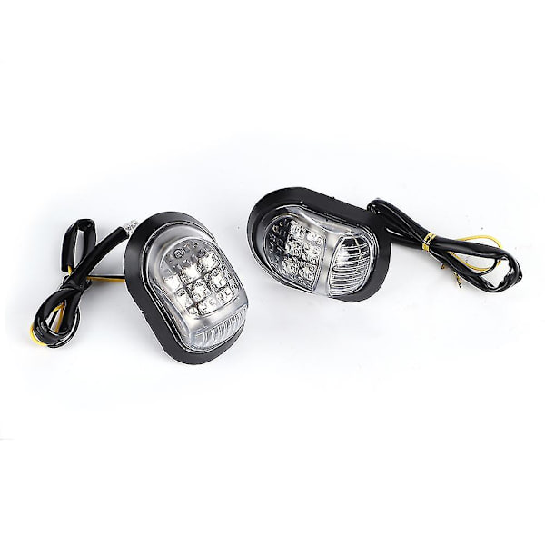 Motorcykel Blinklys 9LED Indikatorer Universal Blinklys Blinklys 12V Gul