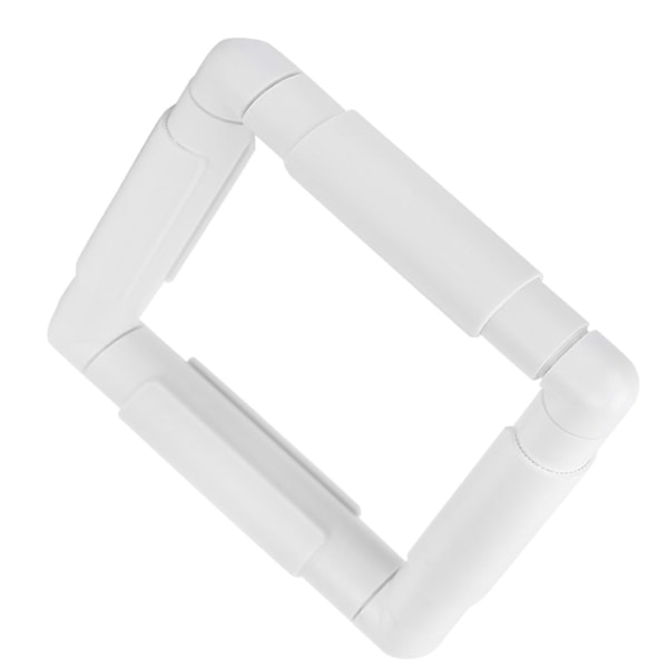 Brodyrhållare för korsstygn, fyrkantig, plastklämma, DIY-hantverk, handhållna syverktyg, 15,2 x 15,2 YEMAA
