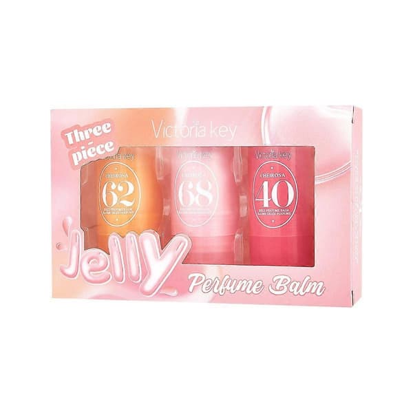 Jelly Parfymbalsam Set, Fasta Parfympinnar, Bärbart Doftbalsam Kit, Långvarig Doft, Resevänlig Fast Parfym, Enkel Applicering för 1pcs