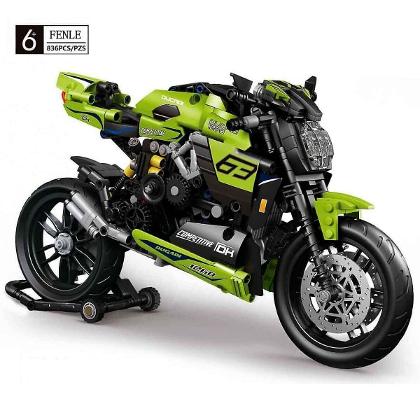 Rakennustiilet Block Set Toy Moottoripyörä | Moottoripyörän lohkot | Moto Block Lelut - Blocks -
