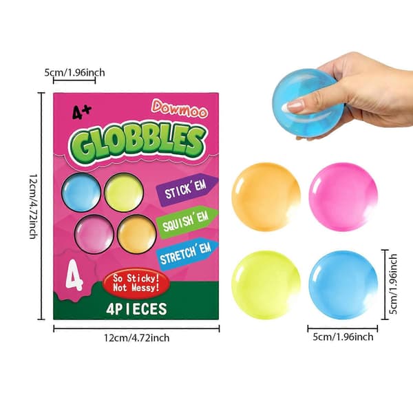 Crayola Globbles Squish Legetøj Klæbrige Stressbold til Voksne Børn Squishy Bolde Beroligende Sensorisk Stresslindrende Gave