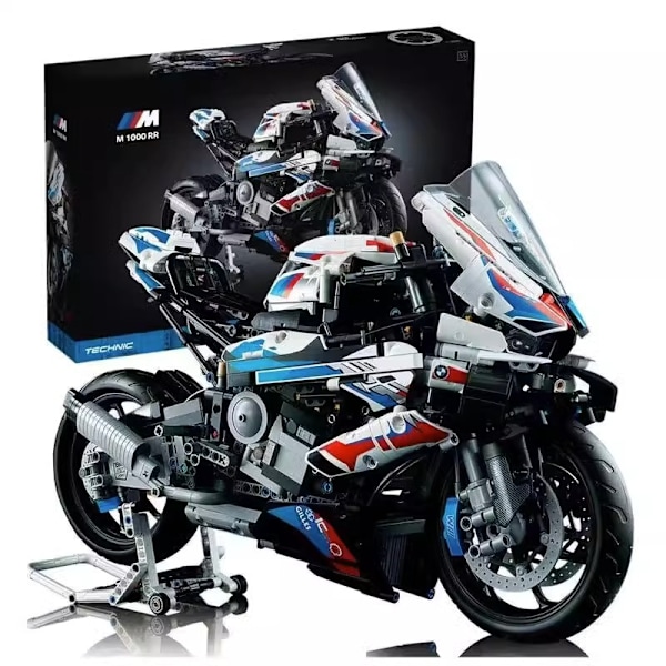 M1000RR moottoripyörä aikuisille, suuri kokoonpanomalli leluauto lahjaksi
