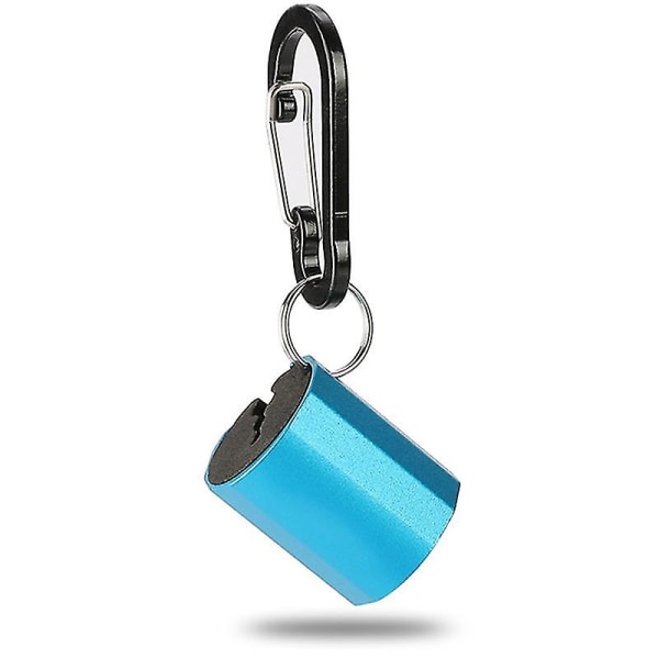 Fiskespöhållare i Aluminiumlegering, Bärbar Midjebälte, Fisketillbehör (1 Stycke Svart)
