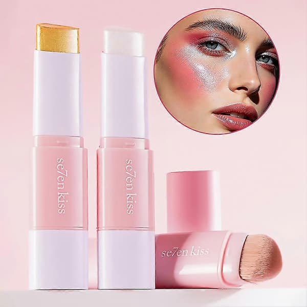 Multifunktionel Blush Stick, Farveskiftende Blush Stick Gold