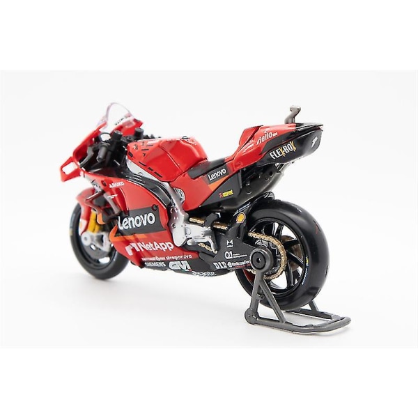 Born Pretty Maisto 1:18 Ducati Gp Lenovo Team #63 Desmosedici Pecco Bagnaia 2022 Diecast Model Motorcykel Boy Legetøj