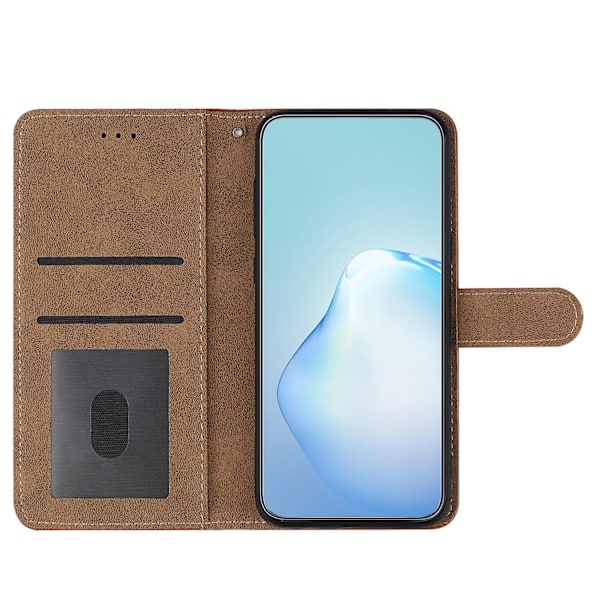 Xiaomi Redmi Note 12 5G (Kiina)/(Intia)/(Global)/Poco X5 5G -linjakotelo, puhelinlompakko, jalusta