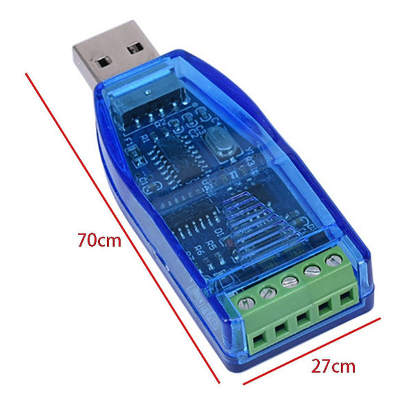 2x USB -Rs485-tietoliikennemoduuli kaksisuuntainen puoliduplex-sarjalinjamuunnin-YUHAO