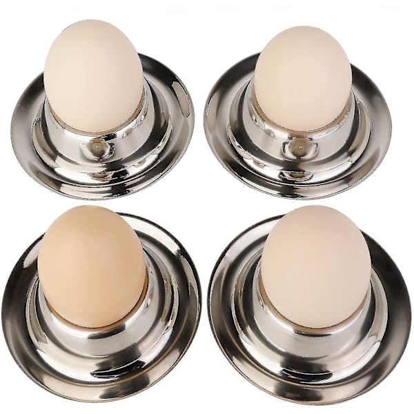 Stainless Steel Egg Cup Holder Set For Soft Boiled Egg Holder Tableware Kitchen Tools-mxbc