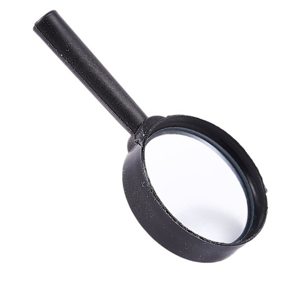 Håndholdt Sort Plastikramme 40mm Linse 3X Forstørrelsesglas
