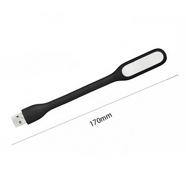 Kreativ USB-vifte Fleksibel bærbar minivifte og USB LED-lyspære for Power Bank & Notebook & Datamaskin Sommer Gadget