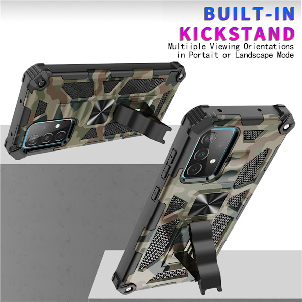 Lämplig för SM Galaxy S20 PLUS kamouflageserie mobiltelefonfodral Army green