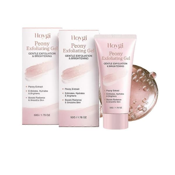 1-3X Peonypeelinggel SKÅNSOM EKSFOLIERING OG LYSNING 2pcs