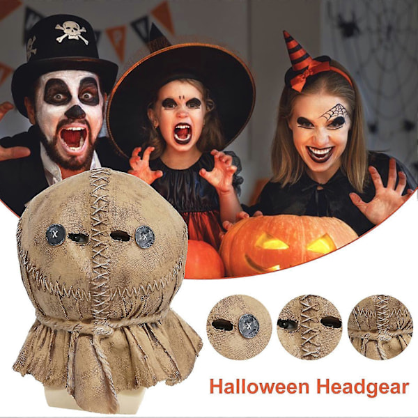 Pelottava Pelätty Korppikotkan Kasvomaski, Kulutuskestävä, Todellinen Cosplay-rekvisiitta Lateksista Halloween-asuun Juhliin
