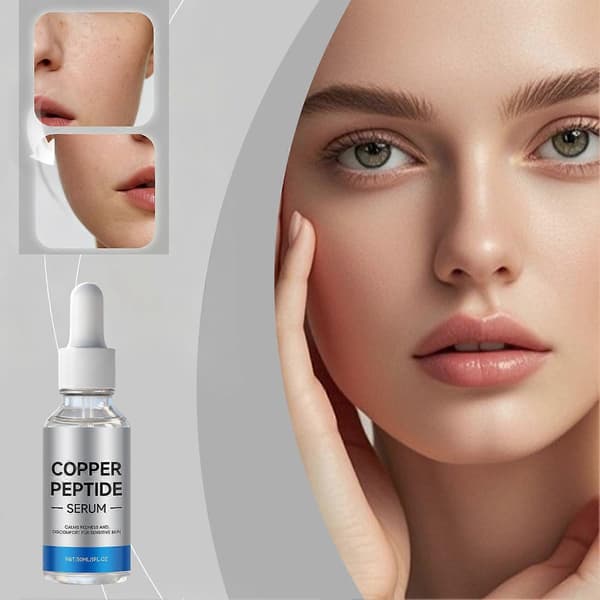 Anti-aging kopparpeptidserum för fasthet Förfinar porer, jämnar ut hudens textur. Återfuktning före makeup 1pcs
