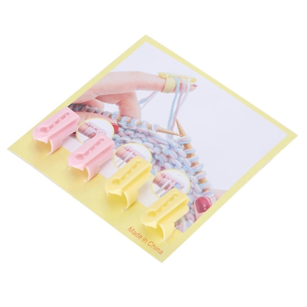 4 st Stickningsskydd Fingerguide Splitter för DIY Kul Tröja Ull Sytillbehör YEMAA