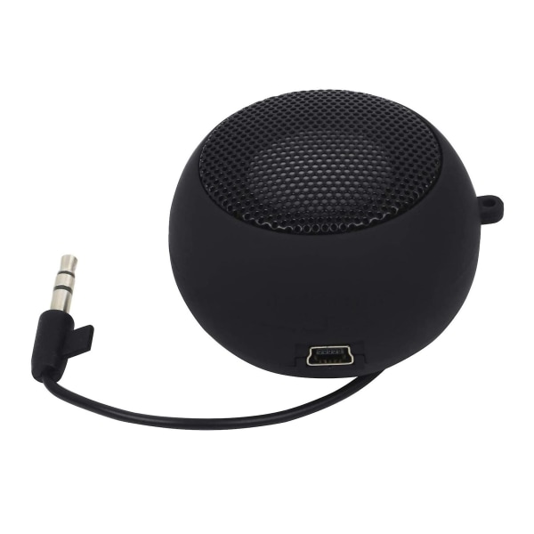 Mini Speaker Portable Rechargeable Travel Speaker With Aux Input Wired 3.5mm Headphone Jack