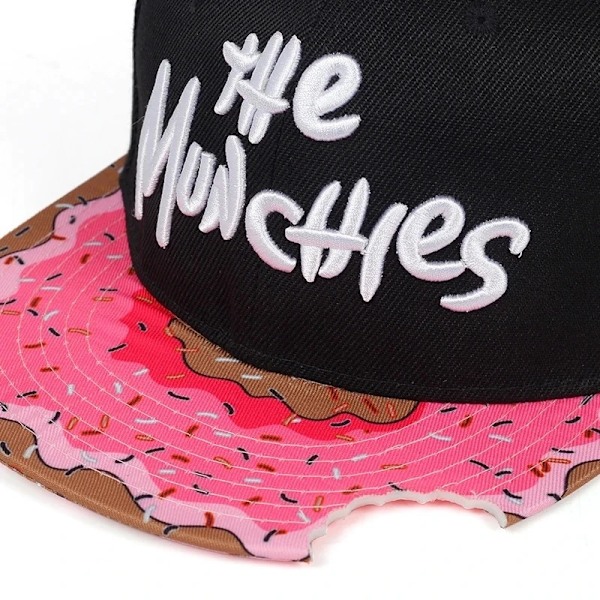 Hat herre hakket donut flad top baseball kasket dame hip hop hat broderet flad skygge hat
