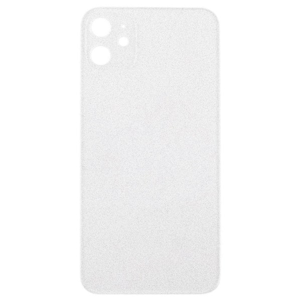Transparent Frostad Glas Batteriback Cover för iPhone 11