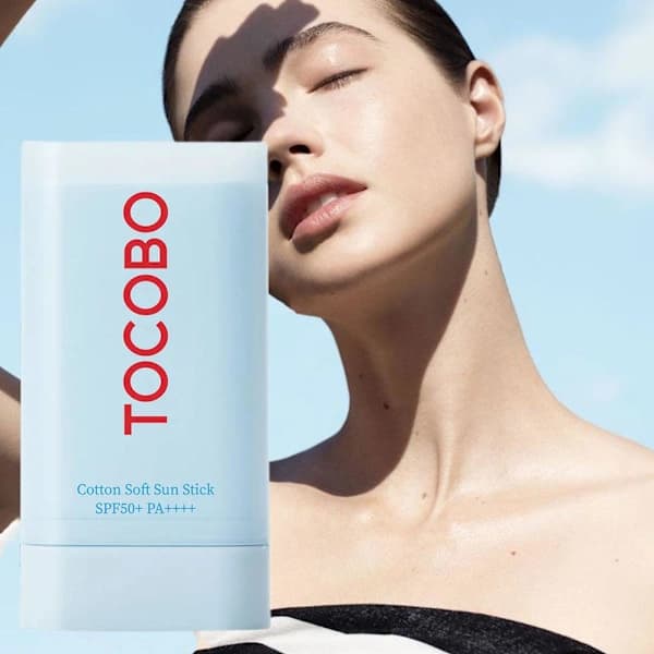 Tocobo Cotton Soft Sunscreen Stick SPF50 Högt Skydd