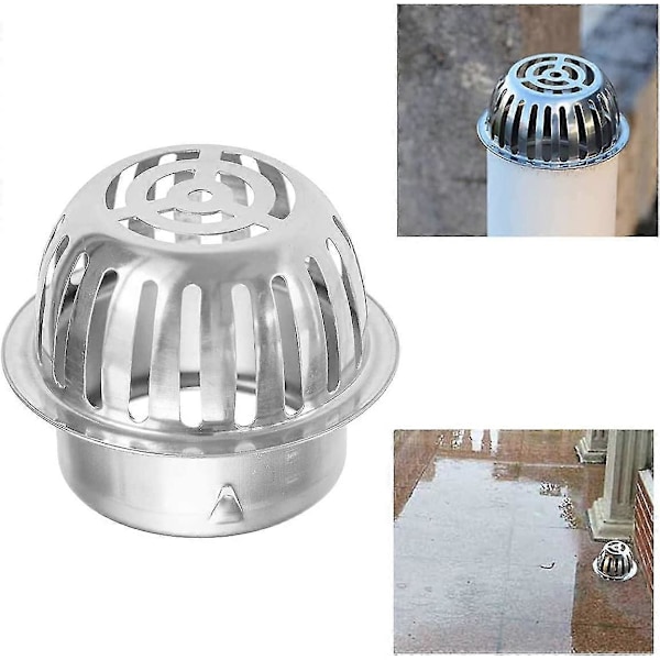 Tagrende Beskyttelse - Tagrende Bladsi - Rustfrit Stål Bladsi Til Tagrender - 100mm - Bladsi - Forhindrer Tilstopning