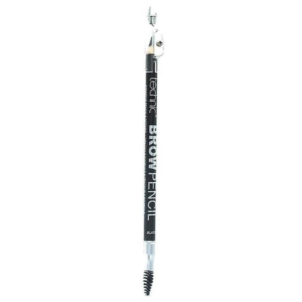 Technic Eyebow Pen with Sharpener & Brush- Black