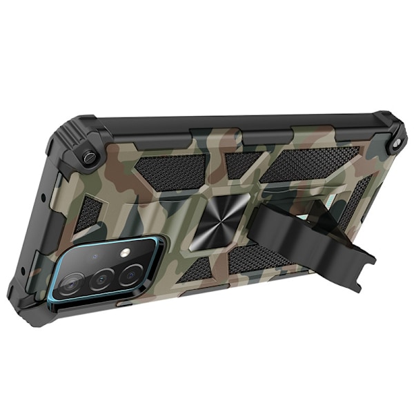 Egnet til SM Galaxy A12 5G/M12 4G/F12 camouflage serie mobiltelefon etui Camouflage blue