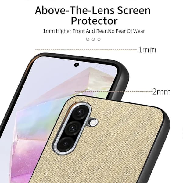 Samsung Galaxy A56 5G Twill läderfodral baksida