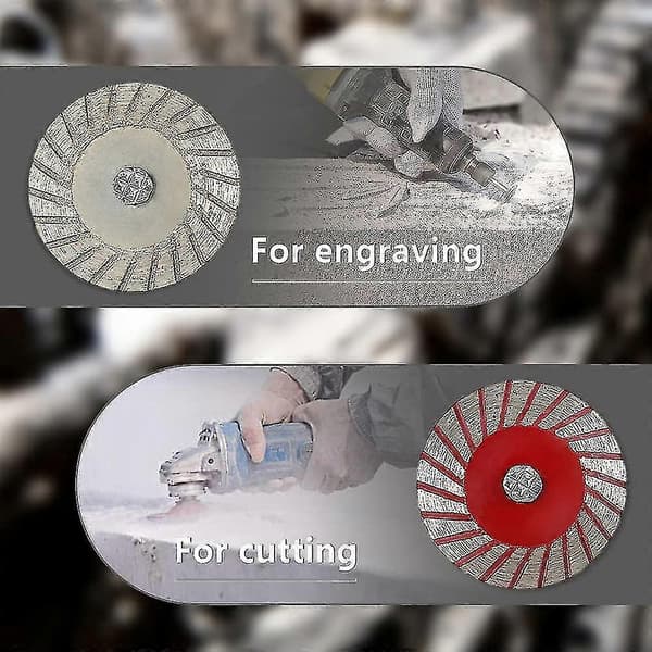 40 mm diamantskive med 6 mm skaft til gravering og skæring af fliser, granit, marmor, keramik