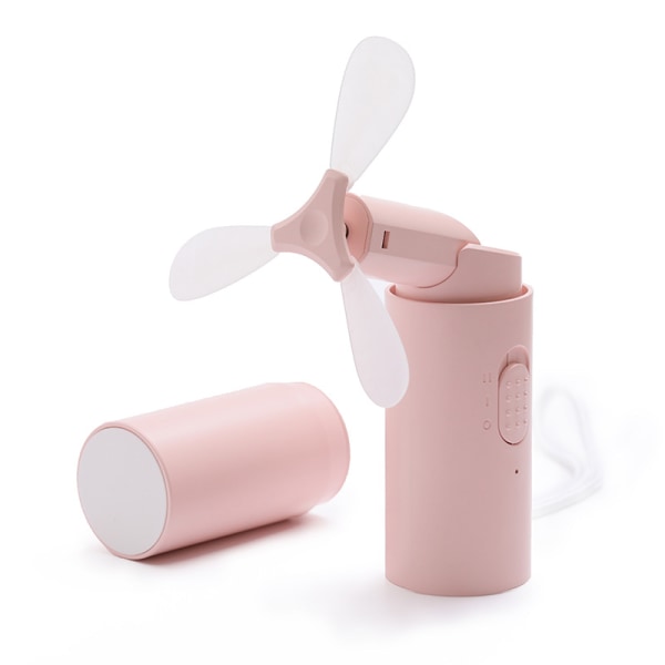 Genopladelig håndholdt ventilator [hurtig afkøling] Lille bærbar ventilator [30 timers arbejdstid] ventilator med USB Mini ventilator Makeup lomme Camping Udendørs