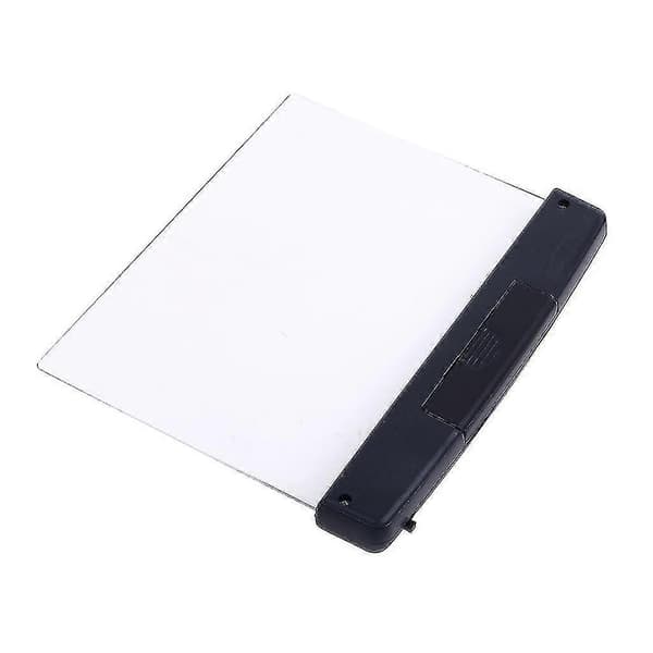 Flat boklys, LED leselys for bøker i sengen, LED leselys lysbrett Black