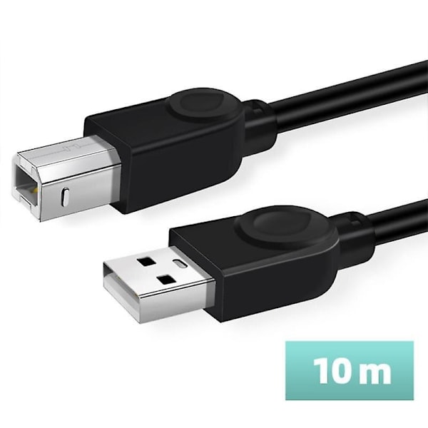 0,5 m/1 m/1,5 m/ /5 m/10 m Usb-skrivarekabel Hög hastighet A till B Hane till hane Usb-skrivarekabel Datasynkronisering för 3d-etikettskrivare