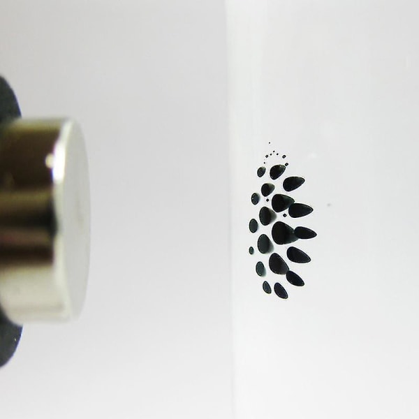 Ferrofluidin magneettinen nestemäinen näyttölelu - stress relief, tiedehauskaa