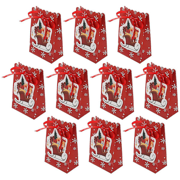 10 st godisbox julgodisbox julklappbox godisförpackningsbox presentask eller fester
