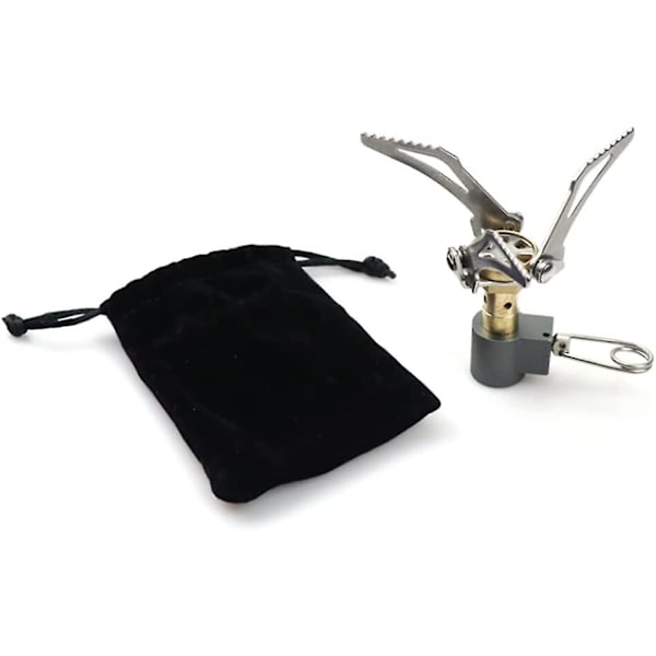 Wilderness Survival Stove Mini Ovn Utendørs Bærbar Folding Gass Camping Komfyr Sølv, Egnet For Piknik Camping Folding Gass Komfyr (grå Blå) (1 stk