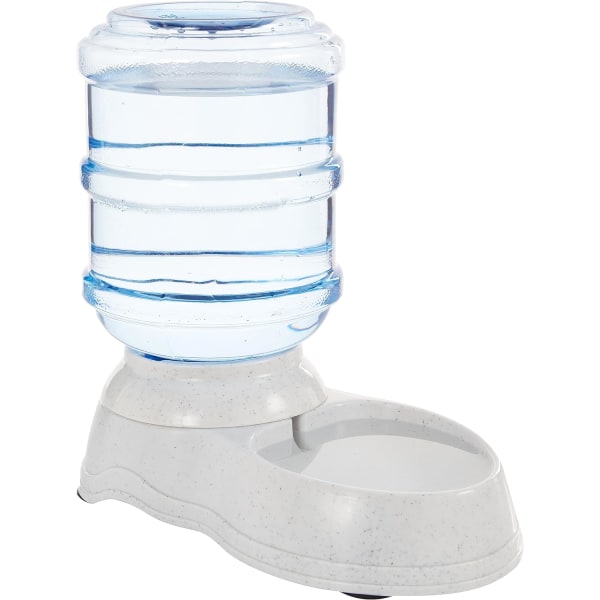 Enkel vannfountain for katter og hunder, liten, 1 gallon, klar