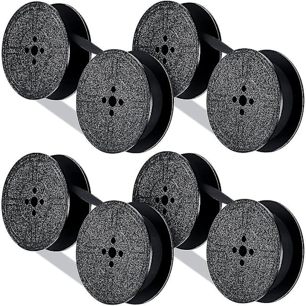 4 pakke skrivemaskinebånd Twin Spool skrivemaskinebånd blæk Twin Spool blæk reservedel til de fleste-mxbc