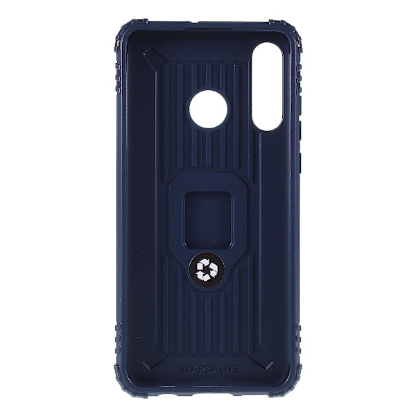 Finger Ring Kickstand TPU-telefonfodral [Inbyggd magnetisk metallplatta] för Huawei P30 Lite