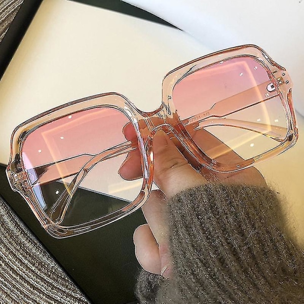 Fashion Solbriller Kvinde Big Frame Retro Nitte Vintage Luksus