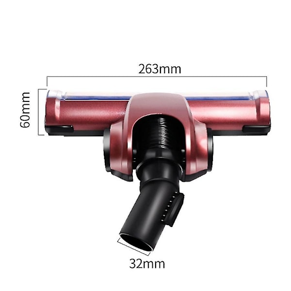 Støvsugerhode for alle støvsugere med 32 mm indre diameter