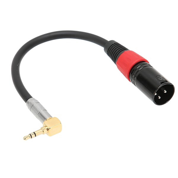 TRS Han til XLR Han Kabel 90 Grader Stereo Mikrofon Aux-Ledning til Computere MP3 DVD 0,5m