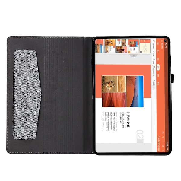 Tygtexturerat TPU-läderfodral för Huawei MatePad 11 2021
