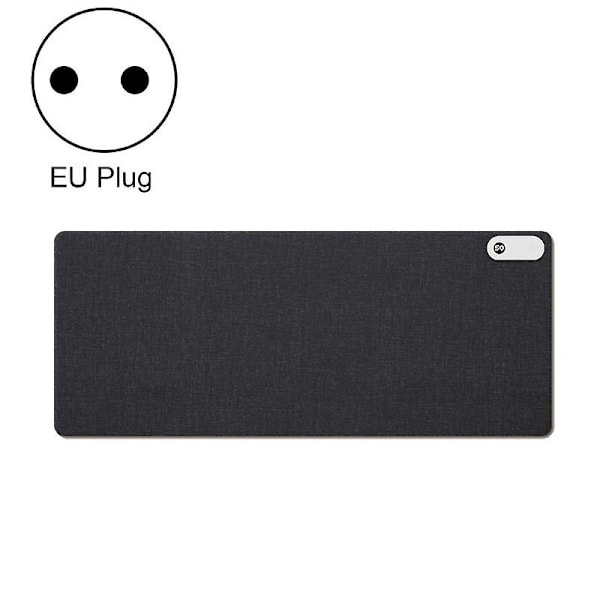150W Opvarmet Mussemåtte Varmebordspude 220V EU Stik Sort 220V EU Stik Sort
