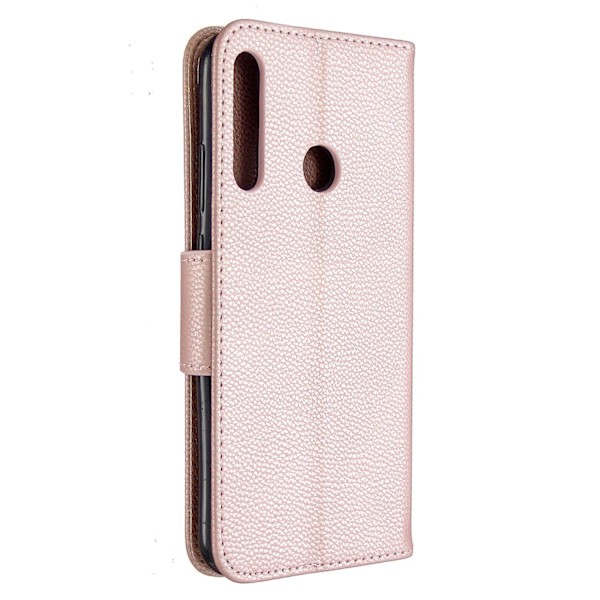 Litchi Skin Wallet Læder Telefon Etui med Rem til Huawei P40 lite E/Y7p/Honor 9C