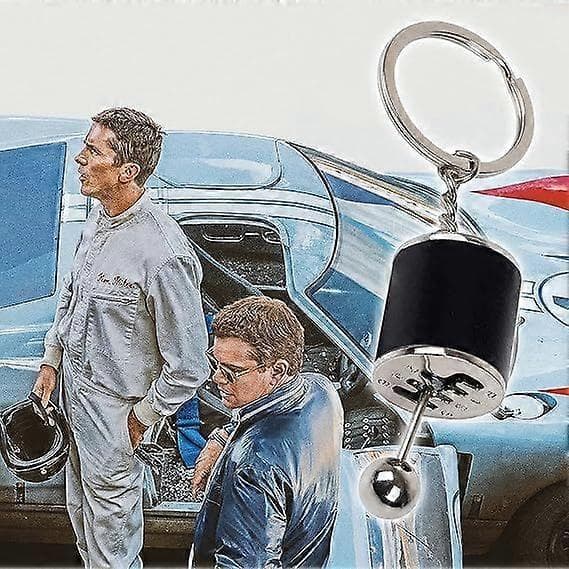 Automaattinen Vaihdevivun Avaimenperä, Auton Vaihdevivun Avaimenperä, Luova Auton Tuulettimen Vaihdevivun Malli Avaimenperä (Musta)